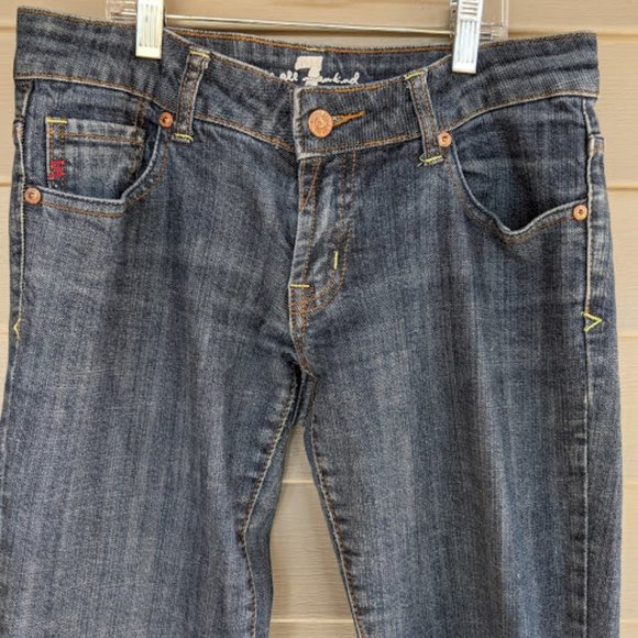 7 For All Mankind Boot Cut Flare Jeans - Picture 3 of 8